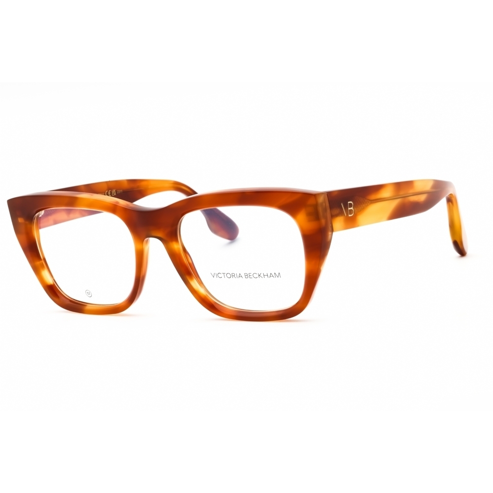 NWT Victoria Beckham VB2660-223 51mm STRIPED BLONDE HAVANA Eyeglasses